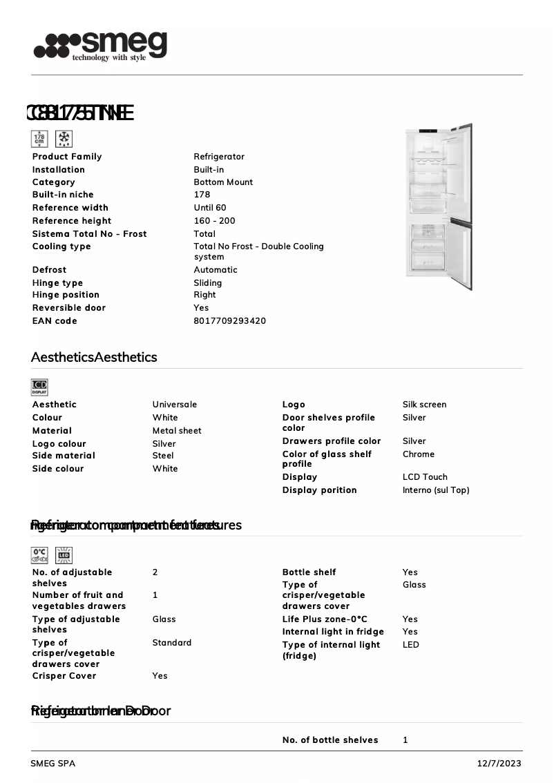 First page image of the manual for C8175TNE