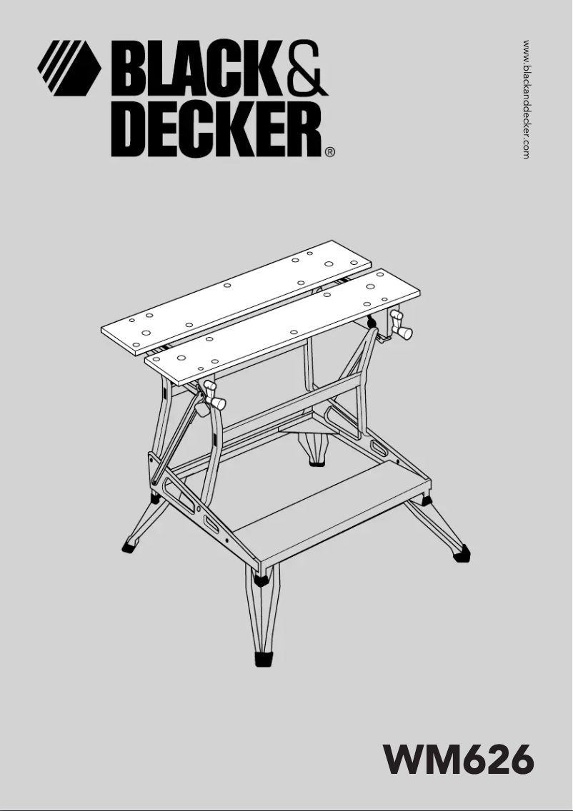 Page 1 of the manual User Manual Black & Decker WM626
