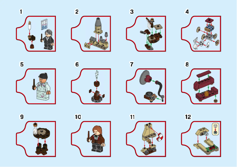 First page image of the manual for Harry Potter 75981