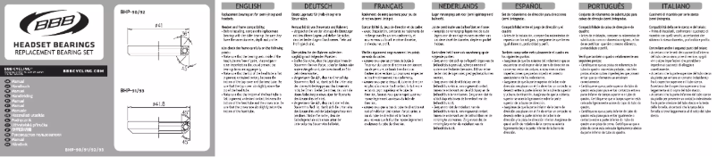 Page 1 of the manual User Manual BBB BHP-93