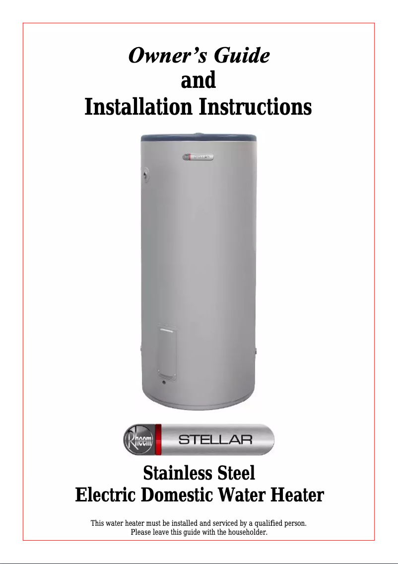 First page image of the manual for 4A1160