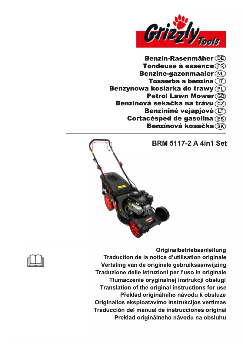 First page image of the manual for BRM 5117-2 A
