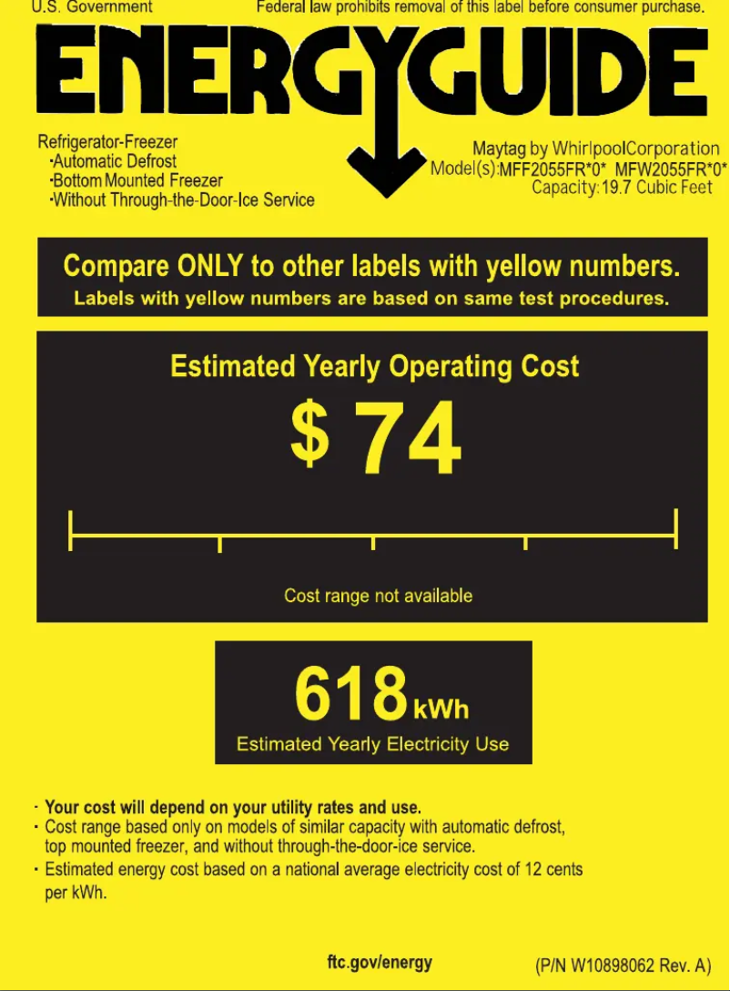 First page image of the manual for MFF2055FRZ