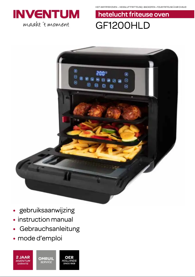 Page 1 of the manual User Manual Inventum GF1200HLD