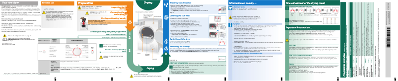 Page 1 of the manual User Manual Bosch WTW84100EE