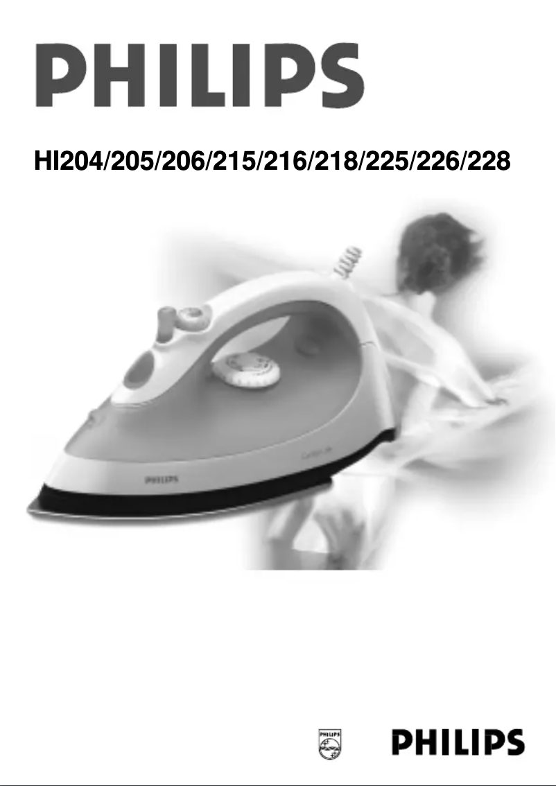 First page image of the manual for HI204