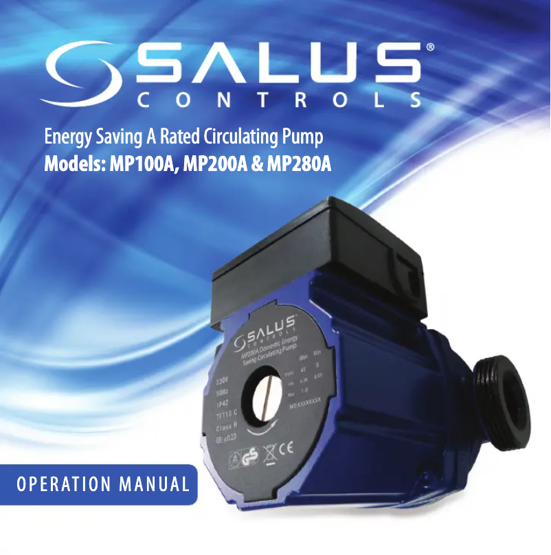 First page image of the manual for MP200A