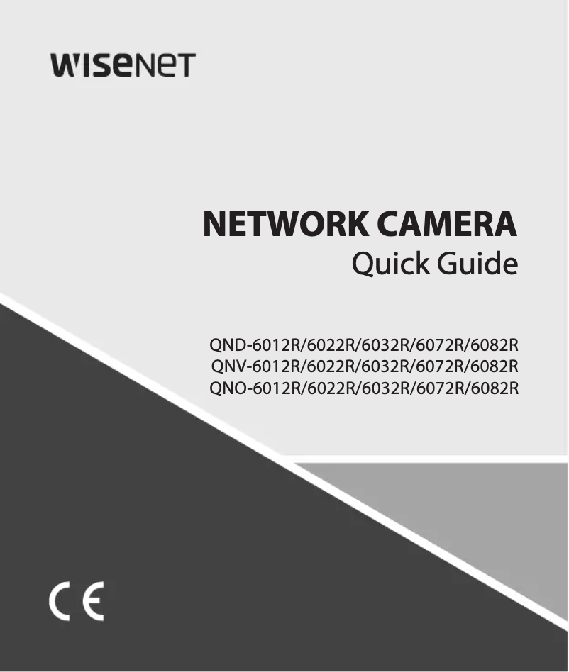 Page 1 of the manual User Manual Hanwha QNV-6032R
