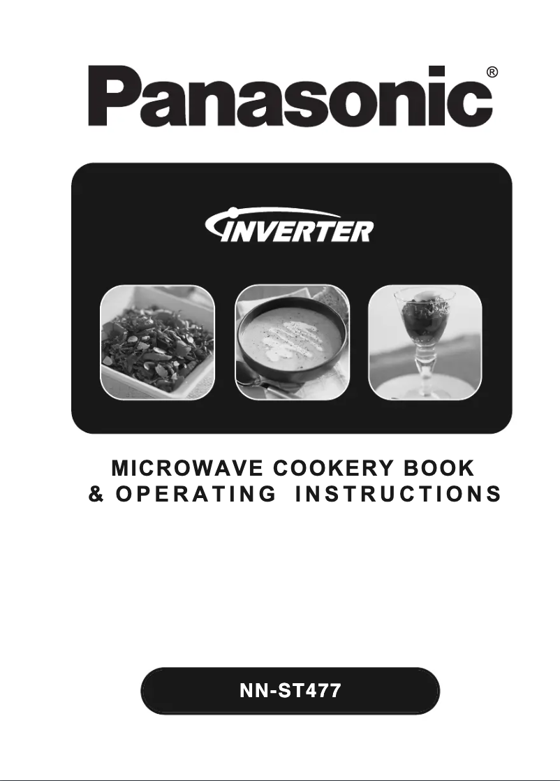 Page 1 of the manual User Manual Panasonic Inverter NN-ST477