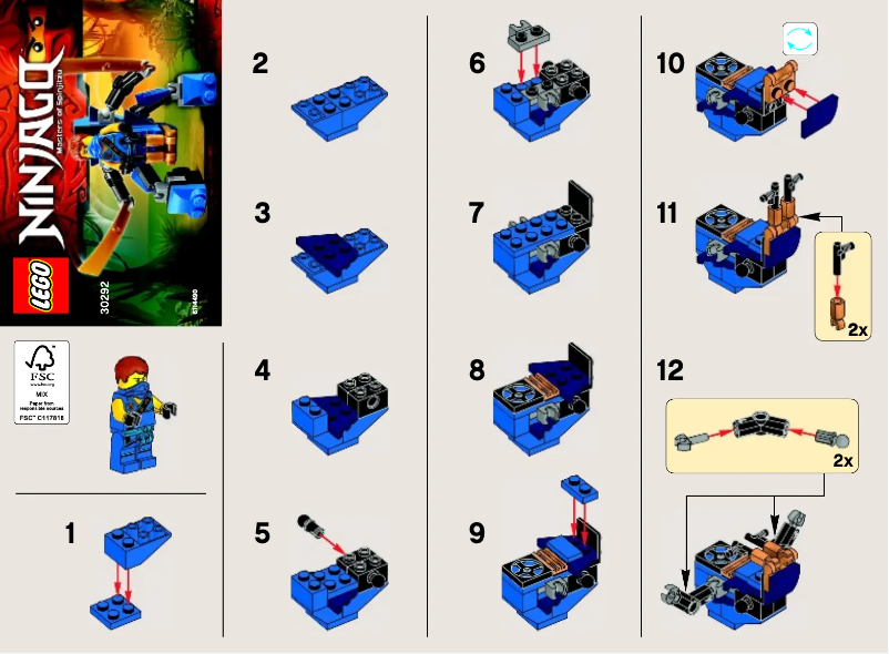 Page 1 of the manual User Manual Lego Jay NanoMech 30292