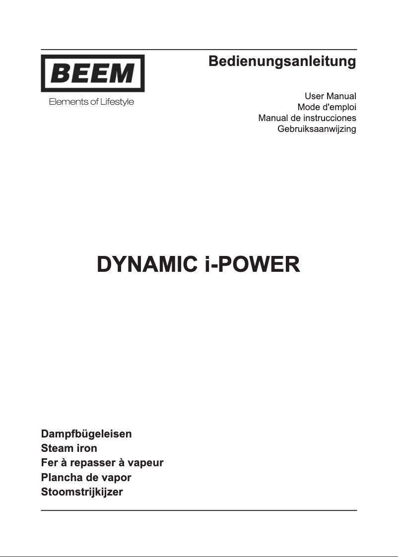 Image de la première page du manuel de l'appareil Dynamic i-Power
