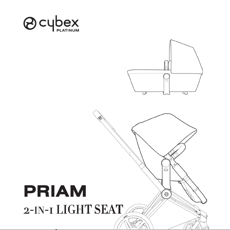 Image de la première page du manuel de l'appareil Priam 2in1 light seat