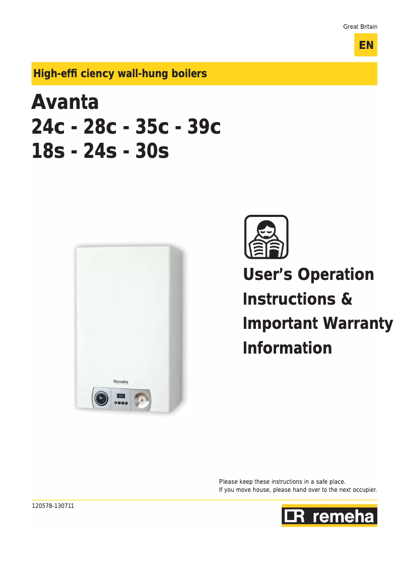 Image de la première page du manuel de l'appareil Avanta 39c