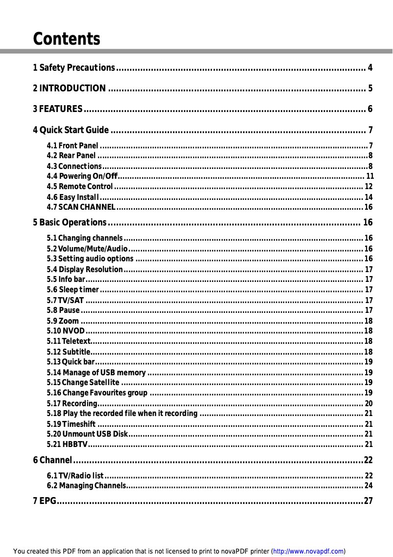First page image of the manual for Unix Triple