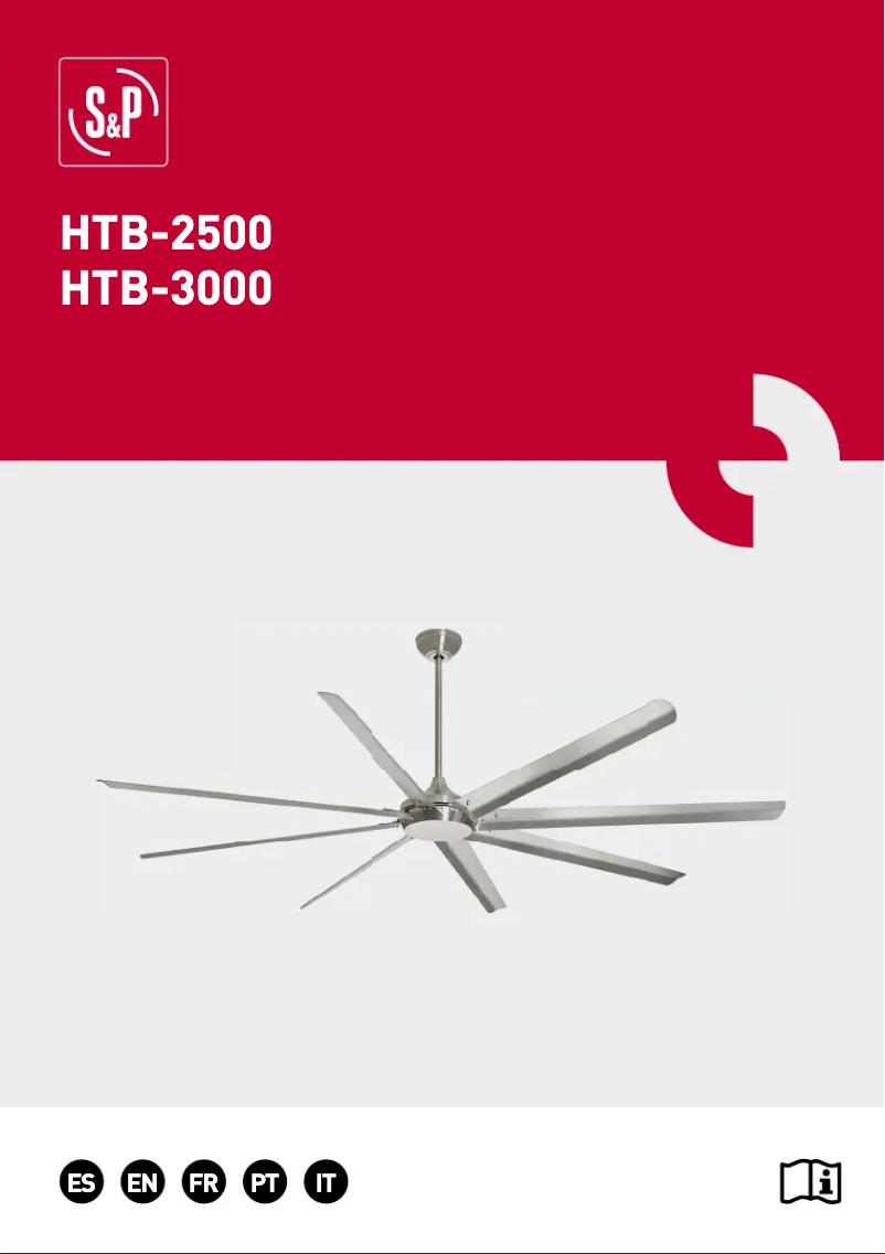 First page image of the manual for HTB-2500