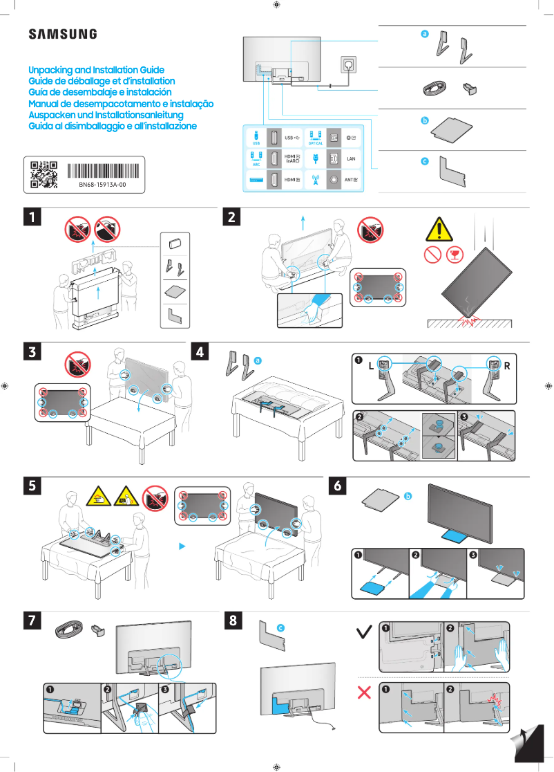 Page 1 of the manual User Manual Samsung QA55S90CAJ