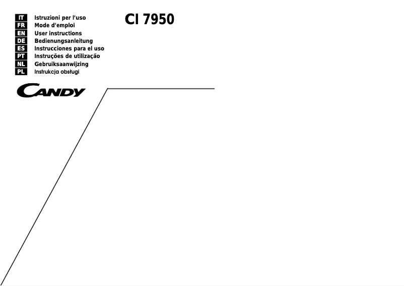 First page image of the manual for CI 7950 X