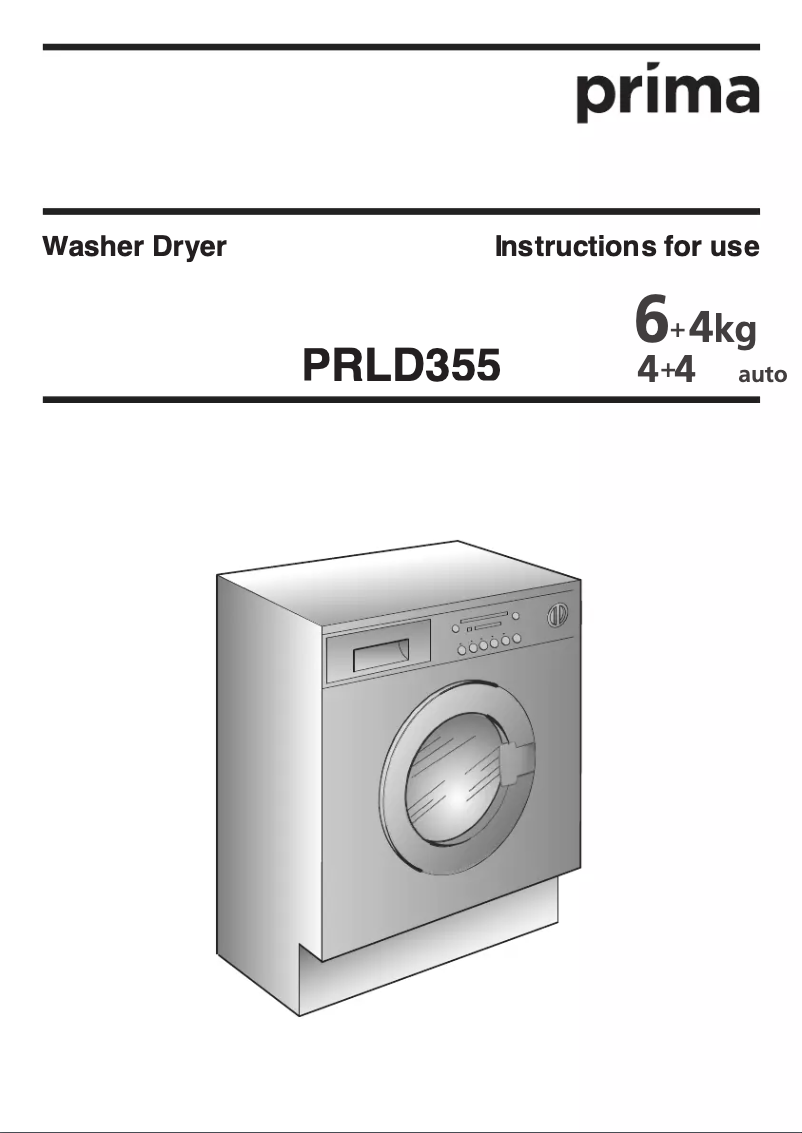 Page 1 of the manual User Manual Prima PRLD 355