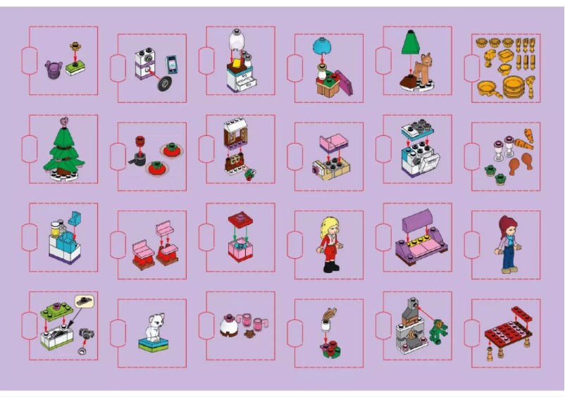 First page image of the manual for Friends 41040