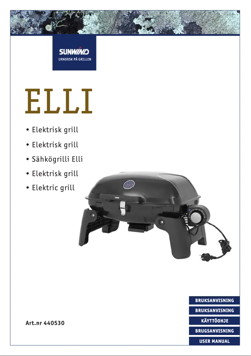 First page image of the manual for Elli