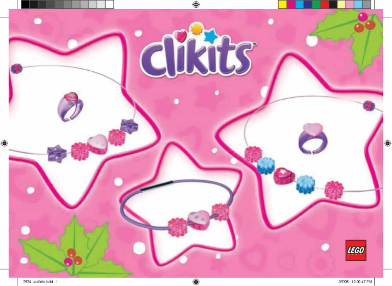 First page image of the manual for CLIKITS (TM) Holiday Gift Calendar