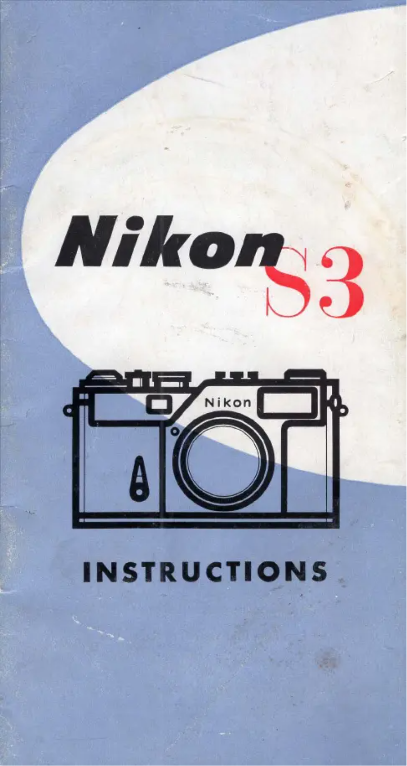 First page image of the manual for Coolpix S3