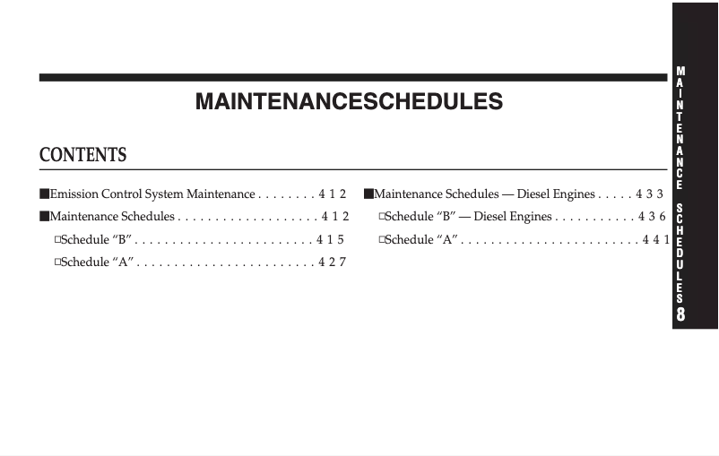 Page 1 of the manual Use and Maintenance Manual Jeep Grand Cherokee (2007)