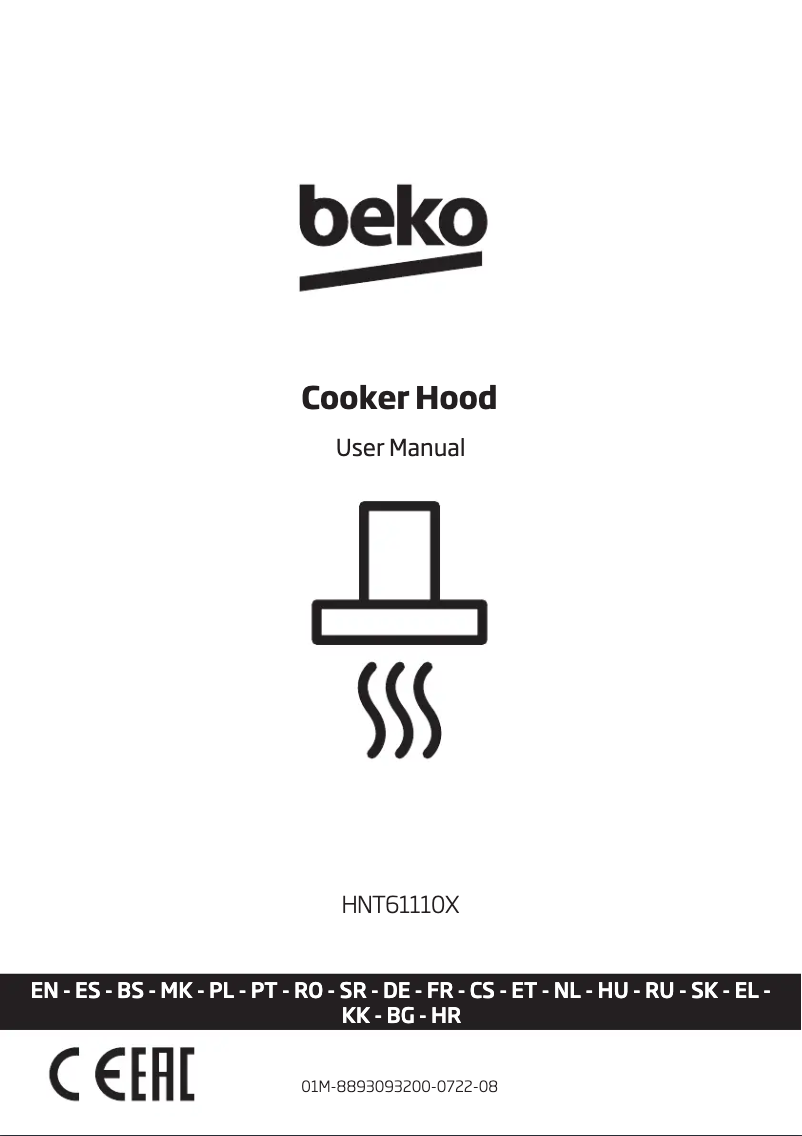 Page 1 of the manual User Manual Beko HNT61110X