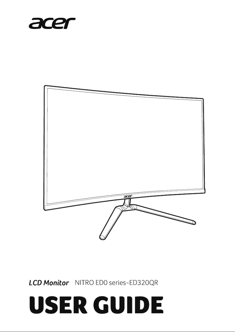First page image of the manual for ED320QRP
