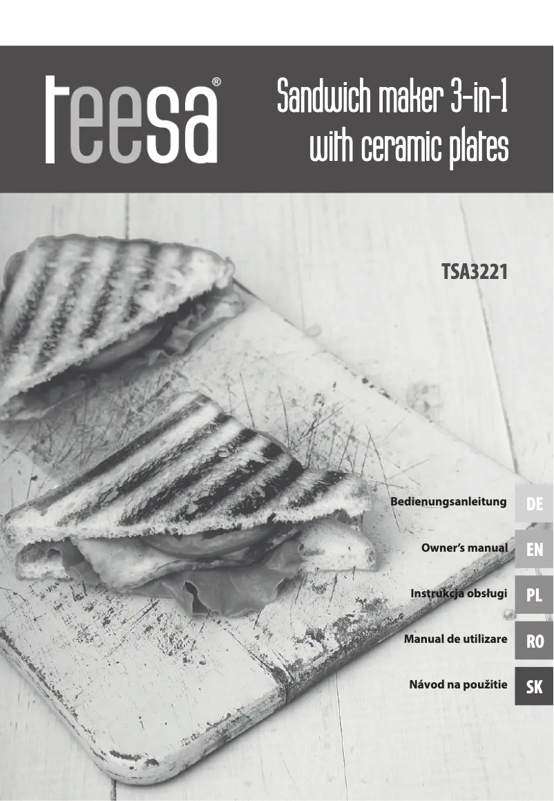 Page 1 of the manual User Manual Teesa TSA3221