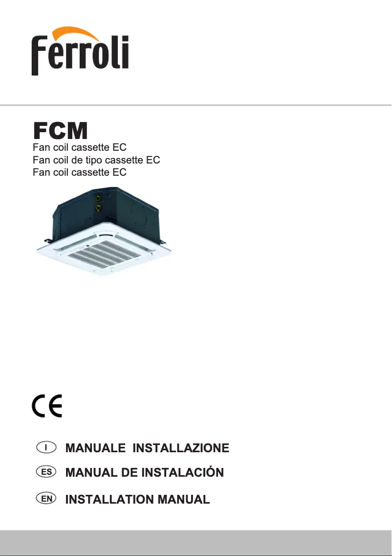 First page image of the manual for FCM