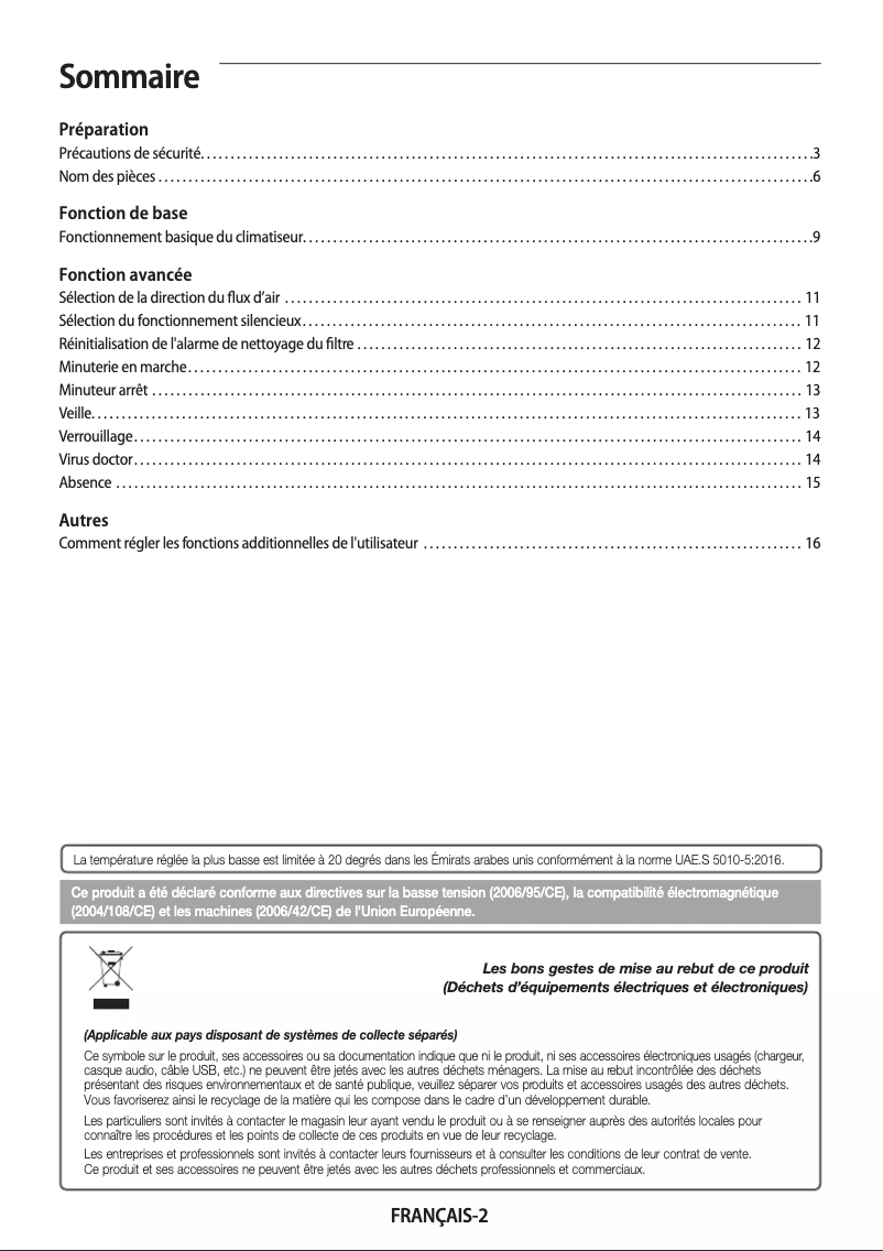 Page 1 of the manual User Manual Samsung MWR-SH10N