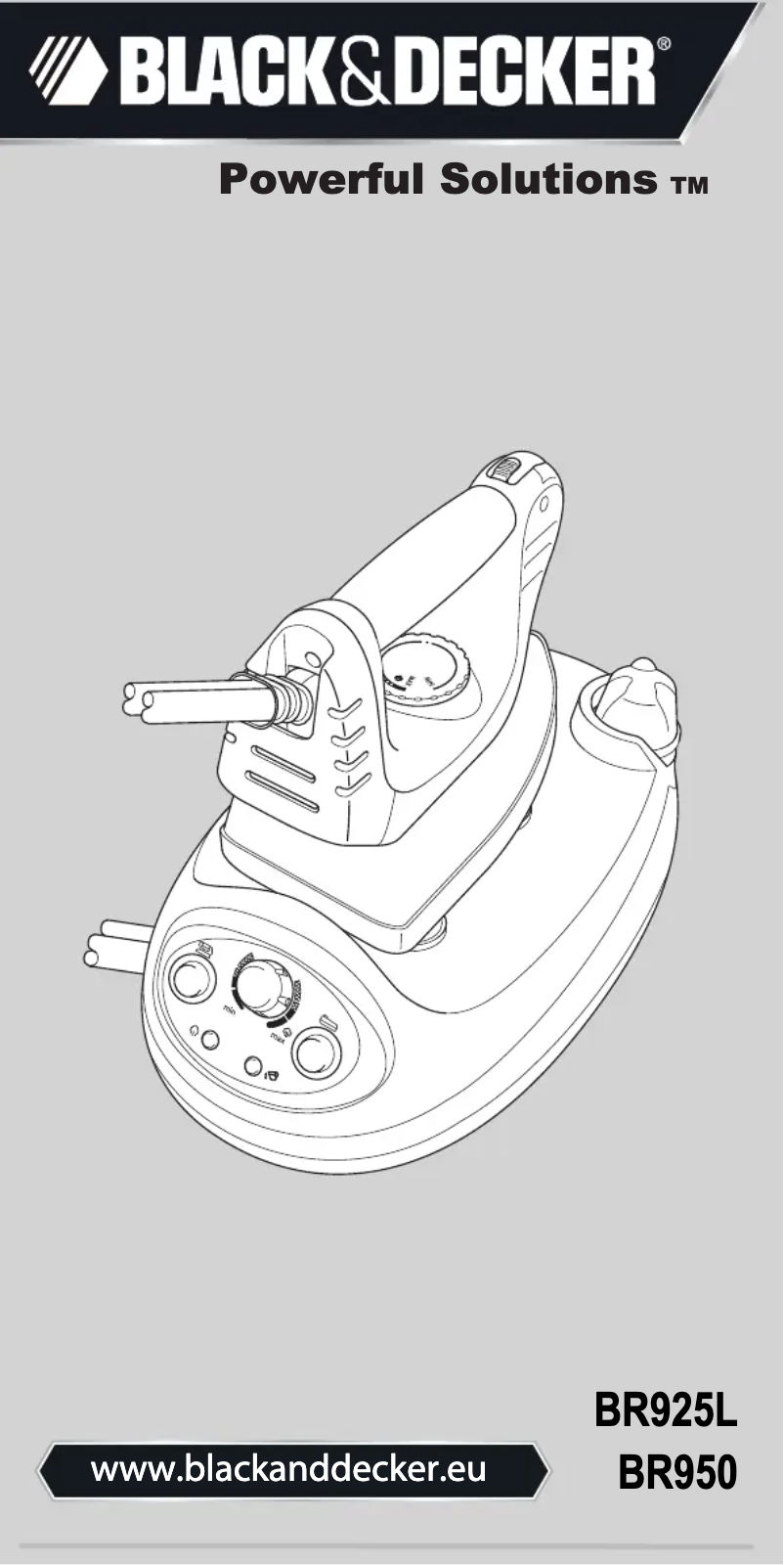 Page 1 of the manual User Manual Black & Decker BR950