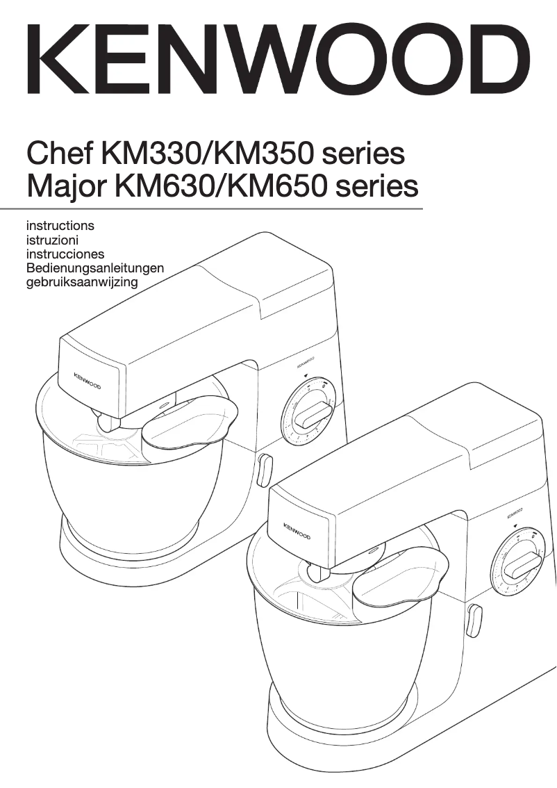 First page image of the manual for Chef KM334