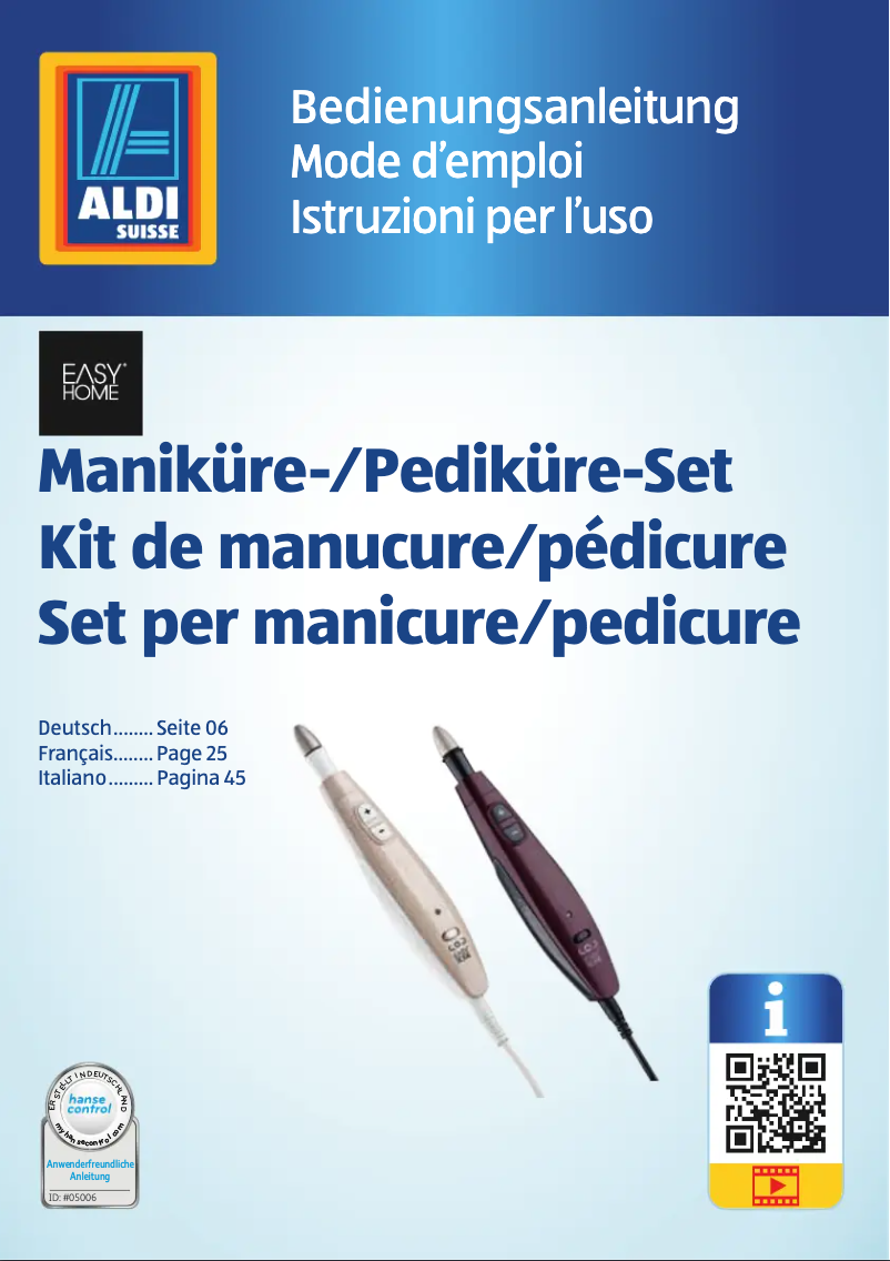 Page 1 of the manual User Manual Easy Home GT-MP-03