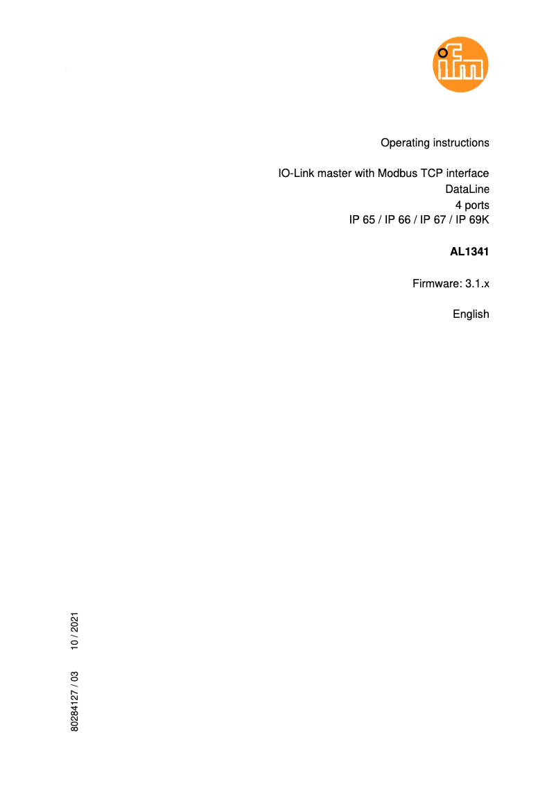 First page image of the manual for AL1341