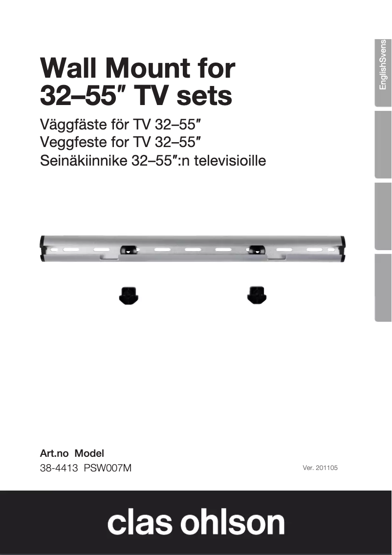 Page 1 of the manual User Manual Clas Ohlson PSW007M