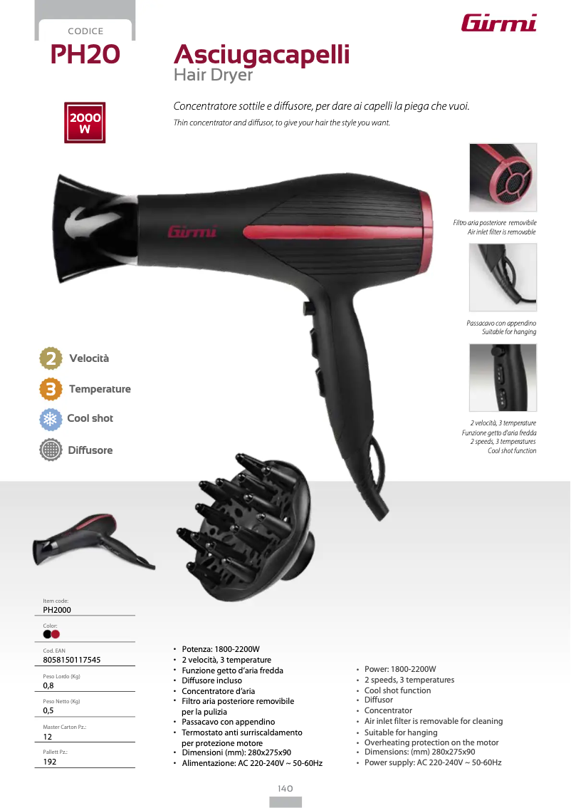 First page image of the manual for PH20