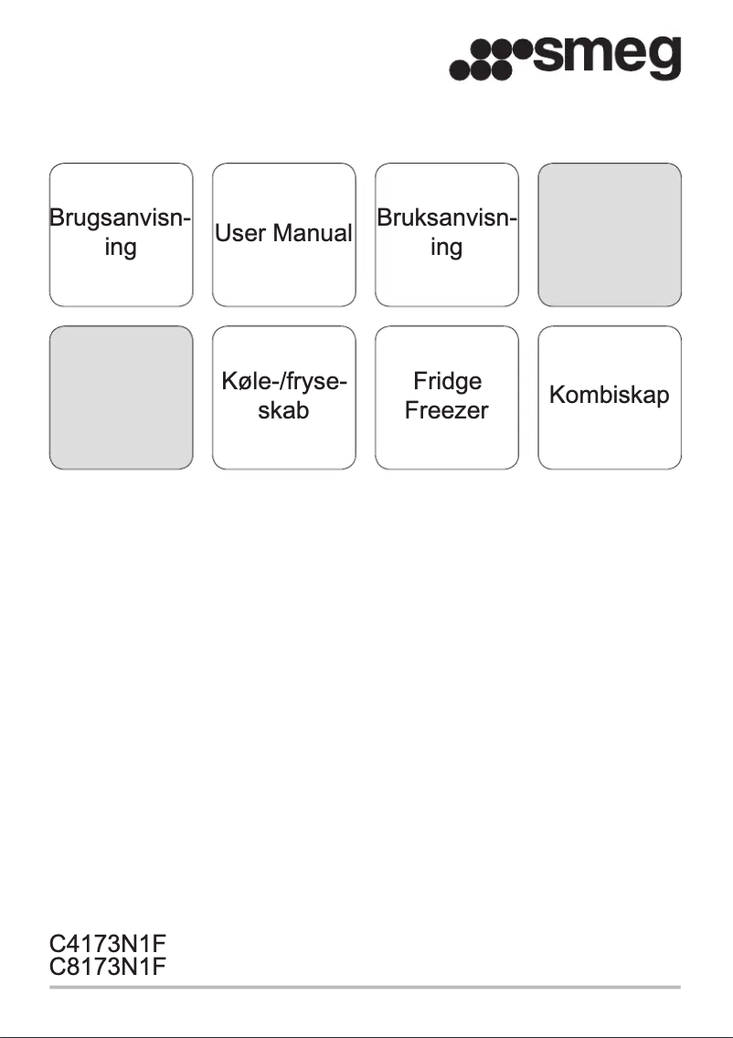 Page 1 of the manual Brochure Smeg C8173N1F