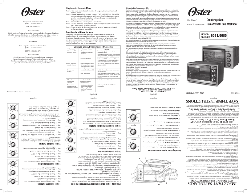 First page image of the manual for 6081