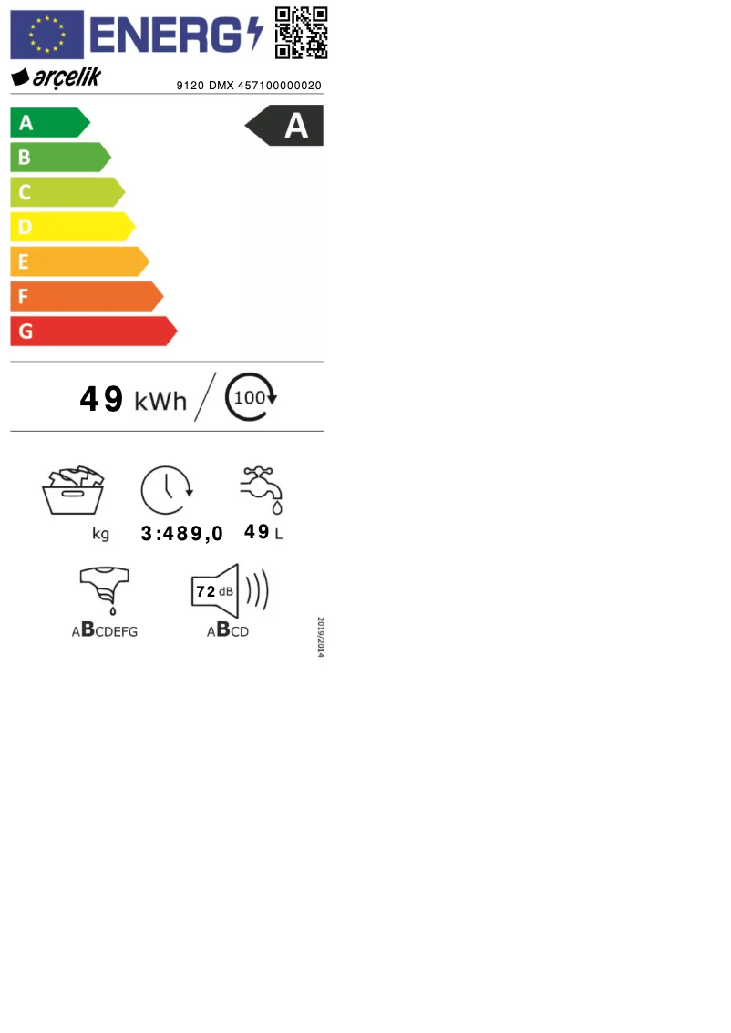 First page image of the manual for 9120 DMX