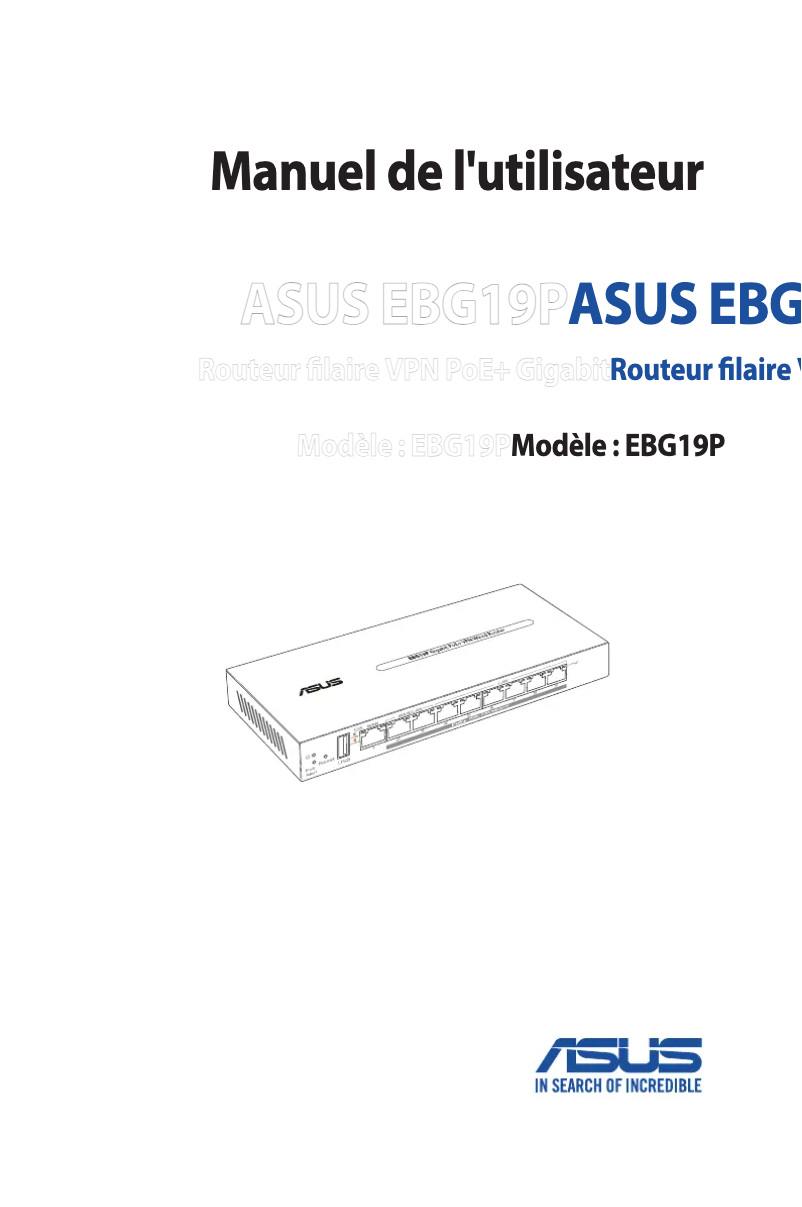 Page 1 of the manual User Manual Asus ExpertWiFi EBG19P