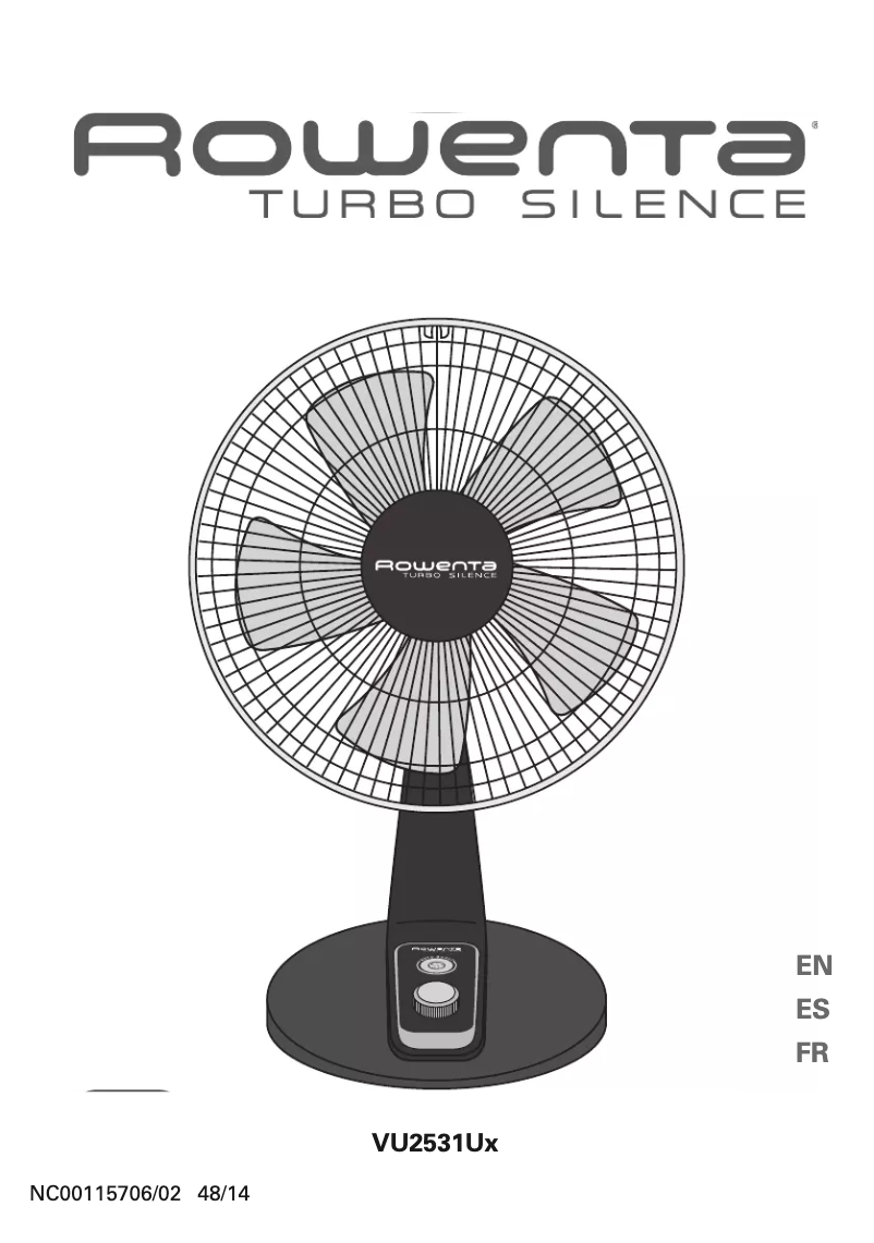 Image de la première page du manuel de l'appareil Turbo Silence VU2531
