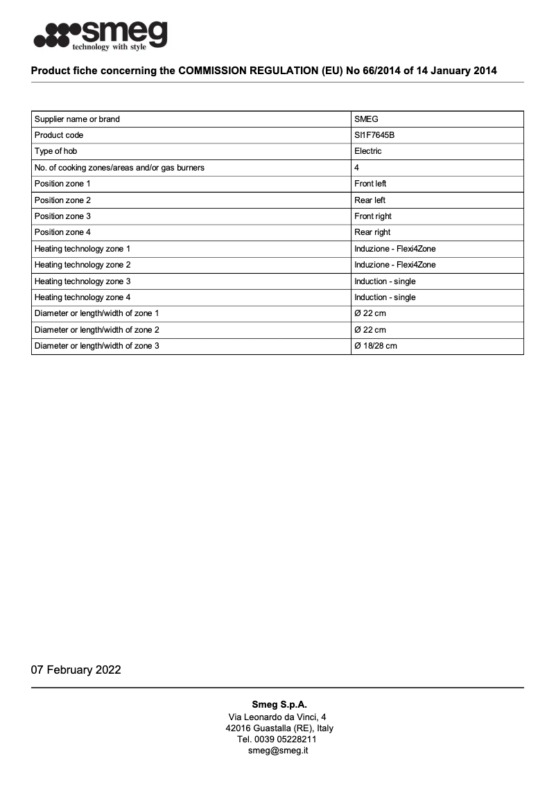 First page image of the manual for SI1F7645B