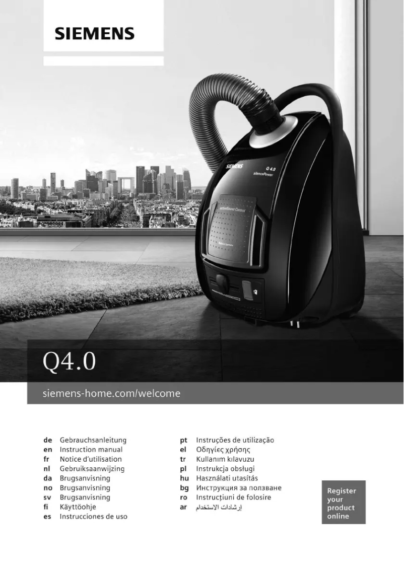 First page image of the manual for VSQ4G1432