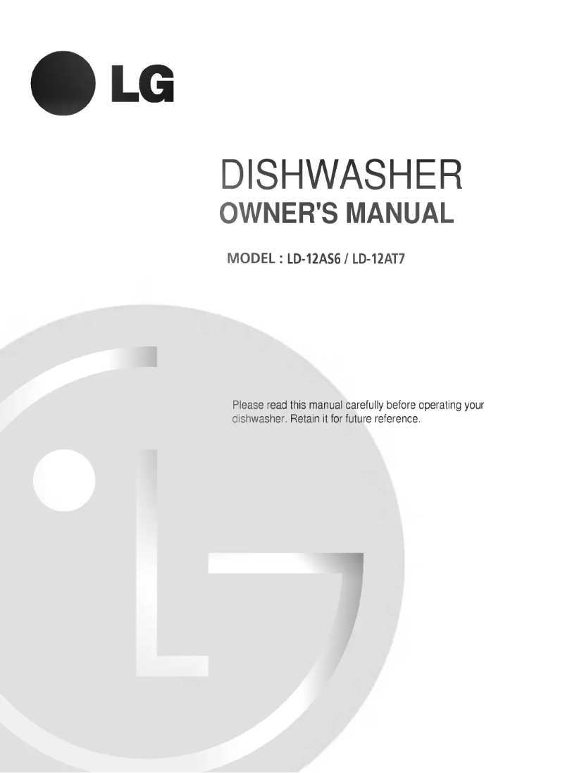 First page image of the manual for LD-12AS6