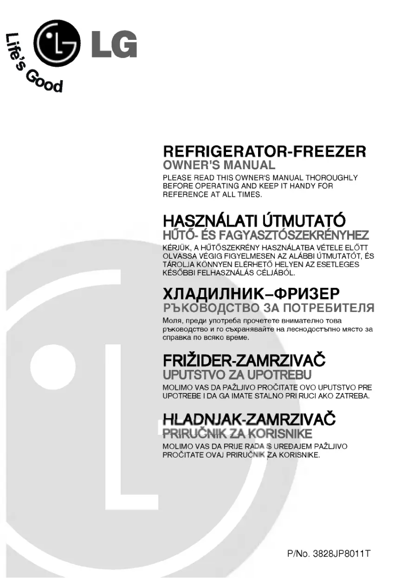 Page 1 of the manual User Manual LG GN-262SLC