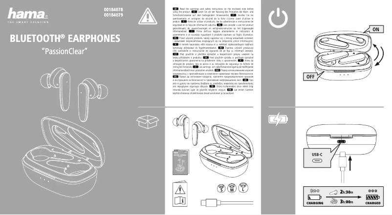 Image de la première page du manuel de l'appareil Passion Clear