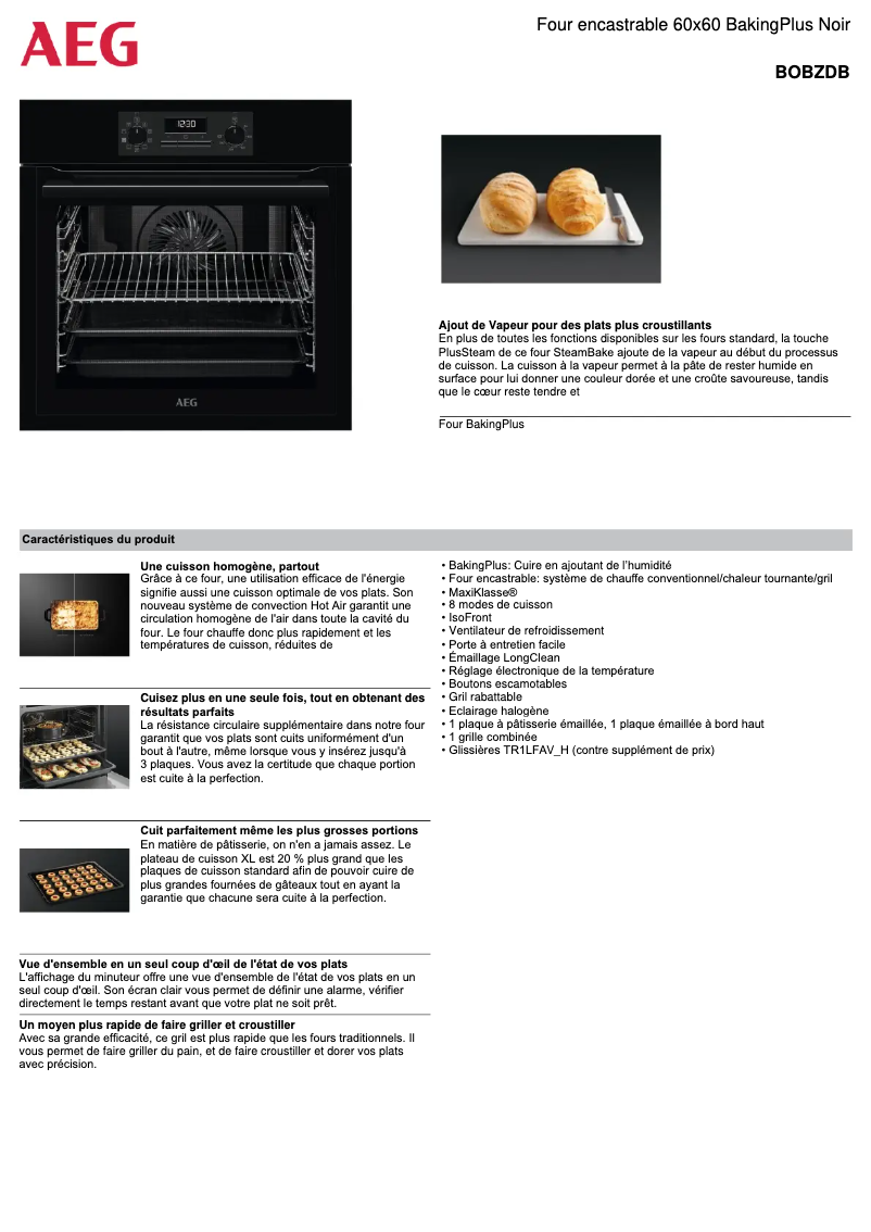 First page image of the manual for BOBZDB