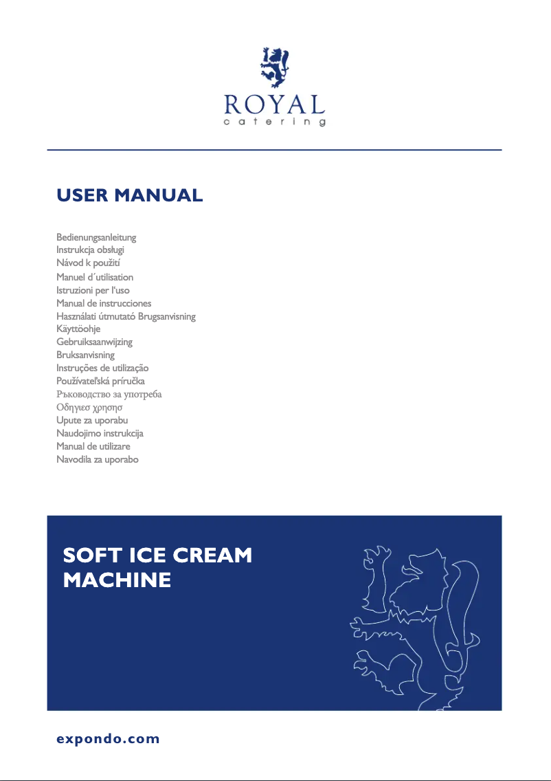 First page image of the manual for RCSI-24